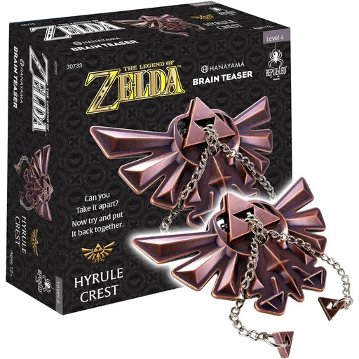 The Legend of Zelda - Hyrule Crest Brain Teaser Puzzle Game (Difficulty Level 4) - University Games - Bepuzzled Series