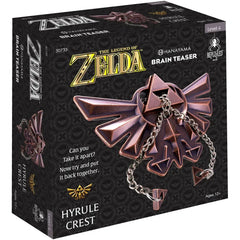 The Legend of Zelda - Hyrule Crest Brain Teaser Puzzle Game (Difficulty Level 4) - University Games - Bepuzzled Series