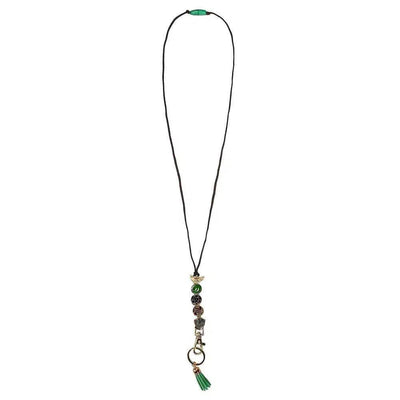 The Legend of Zelda - Hyrule Icons & Symbols Charms Beaded Lanyard - Bioworld