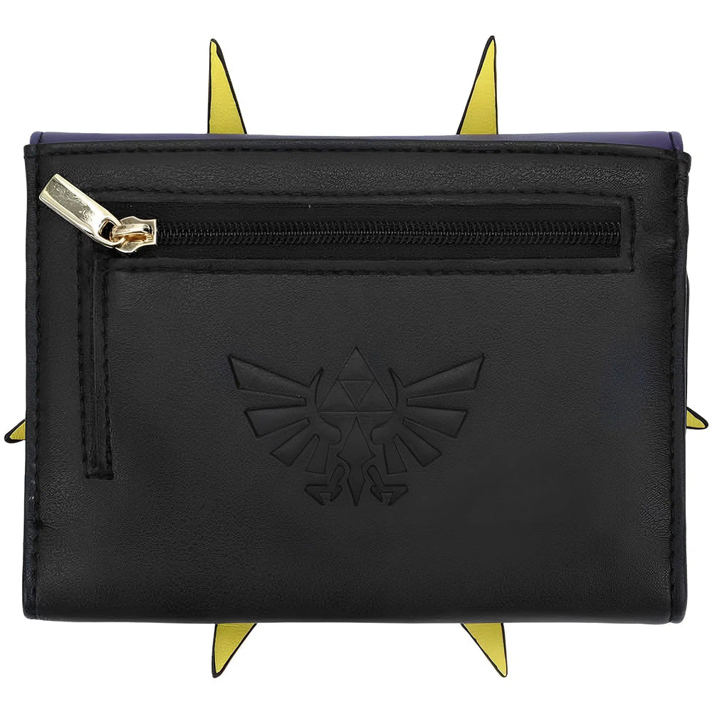 The Legend of Zelda: Majora's Mask - Patch Wallet (Black & Purple, Bi-Fold) - Bioworld