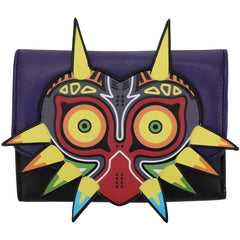 The Legend of Zelda: Majora's Mask - Patch Wallet (Black & Purple, Bi-Fold) - Bioworld