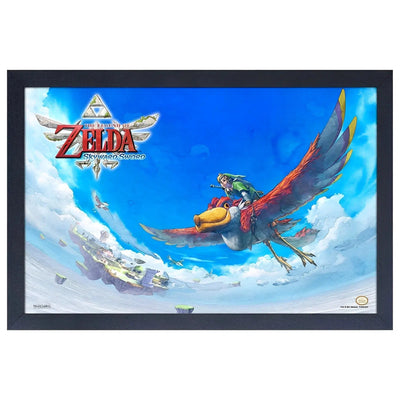 The Legend of Zelda: Skyward Sword - Crimson Loftwing Framed Poster (Gel Coat, 12.25