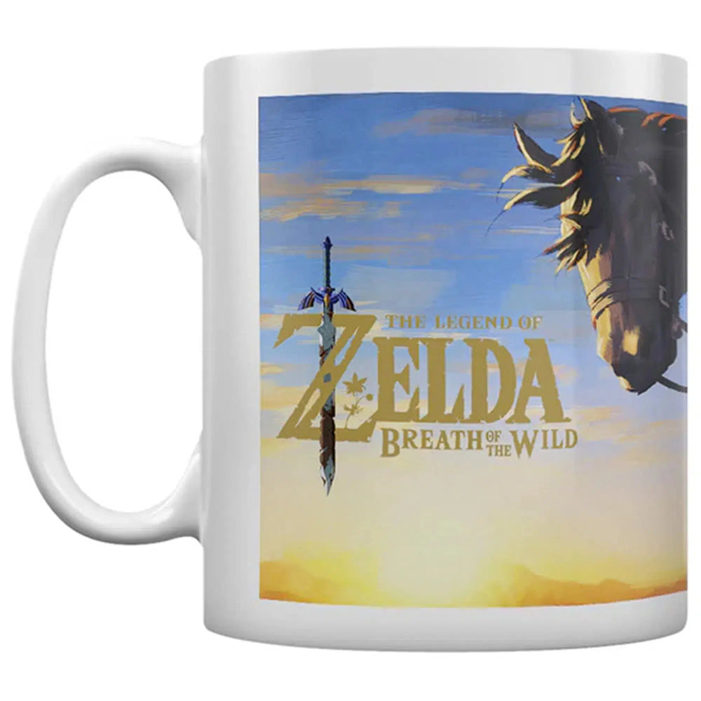 The Legend of Zelda: Tears of the Kingdom - Link & Horse Mug (Ceramic, 11 oz.) - Pyramid America