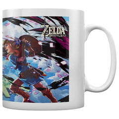 The Legend of Zelda: Tears of the Kingdom - Link vs Wildblight Ganon Mug (Ceramic, 11 oz.) - Pyramid America