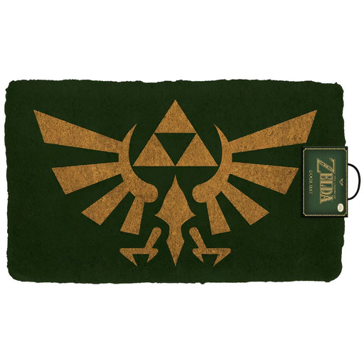 The Legend of Zelda - Triforce Hyrule Royal Crest Door Mat (29"x17") - Pyramid America