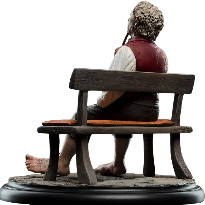 The Lord of the Rings - Bilbo Baggins Smoking Statue Figure (4.1") - Weta Workshop - Miniature Series