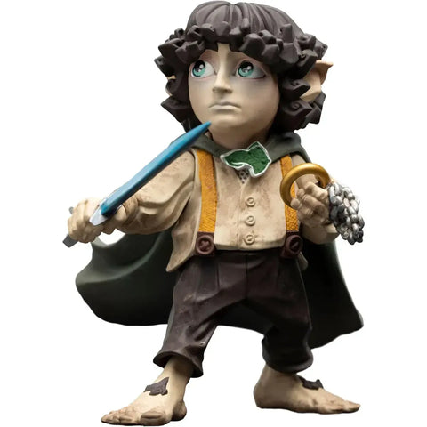 The Lord of the Rings - Frodo Baggins holding Sting and the One Ring Figure (4