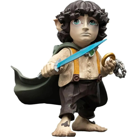 The Lord of the Rings - Frodo Baggins holding Sting and the One Ring Figure (4