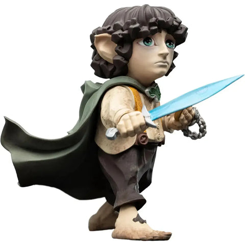 The Lord of the Rings - Frodo Baggins holding Sting and the One Ring Figure (4