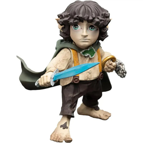 The Lord of the Rings - Frodo Baggins holding Sting and the One Ring Figure (4