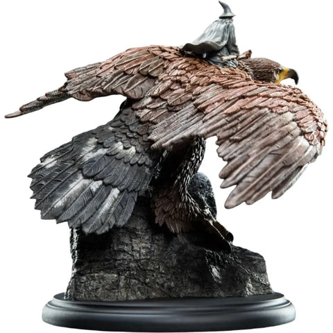 The Lord of the Rings - Gandalf the Gray on Gwaihir the Eagle Statue Figure - Weta Workshop - Miniature Series