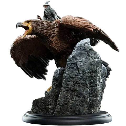 The Lord of the Rings - Gandalf the Gray on Gwaihir the Eagle Statue Figure - Weta Workshop - Miniature Series