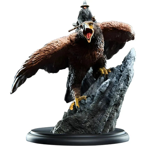 The Lord of the Rings - Gandalf the Gray on Gwaihir the Eagle Statue Figure - Weta Workshop - Miniature Series