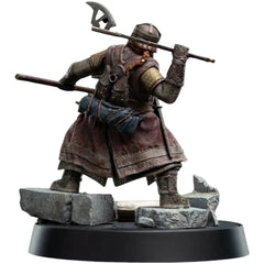 The Lord of the Rings - Gimli Throwing Axe Statue Figure (7.7") - Weta Workshop - Figures of Fandom Series