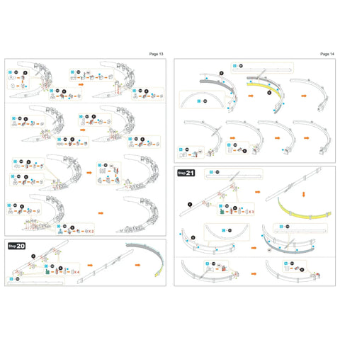 The Lord of the Rings - Minas Tirith Cityscape Figure 3D Model Kit (Steel, Hard Difficulty) - Fascinations - Metal Earth Premium Series - (2023) - Image 13
