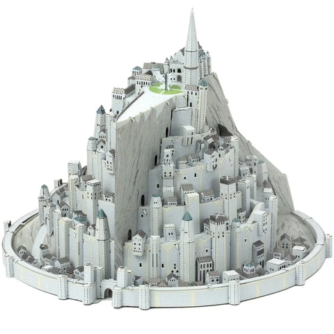 The Lord of the Rings - Minas Tirith Cityscape Figure 3D Model Kit (Steel, Hard Difficulty) - Fascinations - Metal Earth Premium Series - (2023) - Image 2