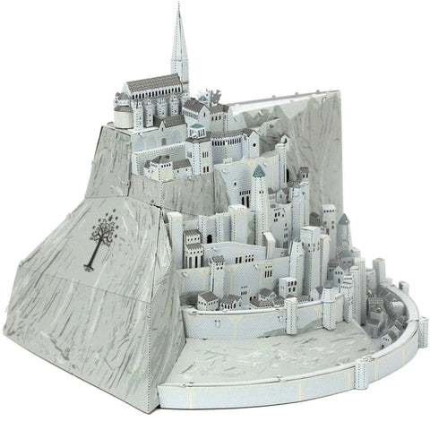 The Lord of the Rings - Minas Tirith Cityscape Figure 3D Model Kit (Steel, Hard Difficulty) - Fascinations - Metal Earth Premium Series - (2023) - Image 5