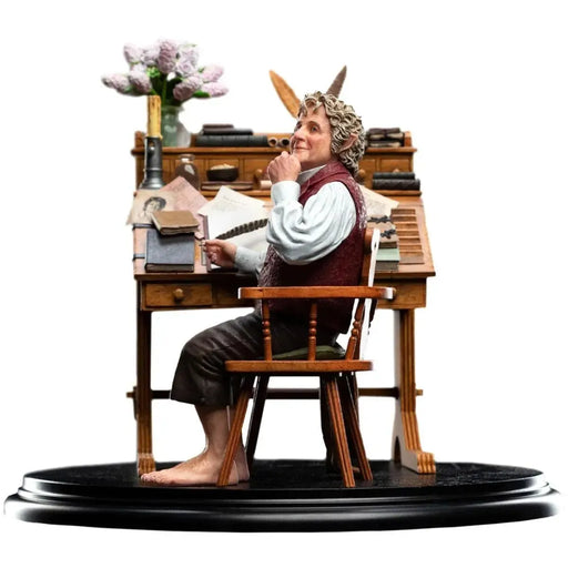 The Lord of the Rings - Old Bilbo Baggins Writing At His Desk Statue Figure (1:6 Scale) - Weta Workshop - Classic Series