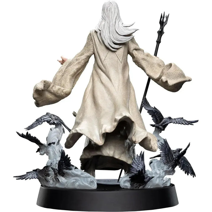 The Lord of the Rings - Saruman the White with Crebain Statue Figure (10") - Weta Workshop - Figures of Fandom Series