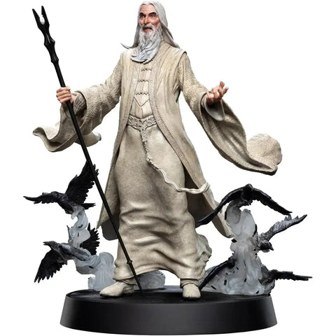 The Lord of the Rings - Saruman the White with Crebain Statue Figure (10