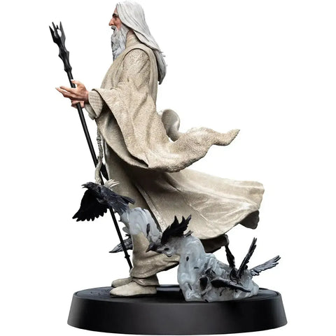 The Lord of the Rings - Saruman the White with Crebain Statue Figure (10