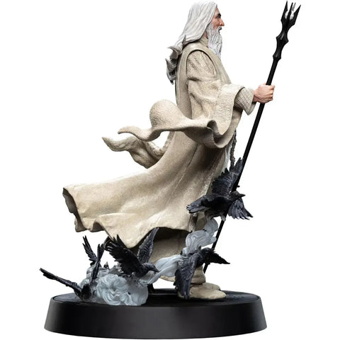 The Lord of the Rings - Saruman the White with Crebain Statue Figure (10