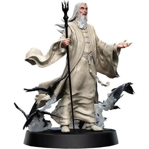 The Lord of the Rings - Saruman the White with Crebain Statue Figure (10