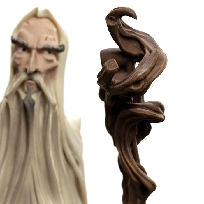 The Lord of the Rings - Saruman the White with Gandalf's Staff Figure (Limted Edition San Diego Comic-Con SDCC 2021 Exclusive) - Weta Workshop - Mini Epics Series