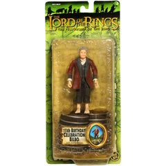 The Lord of the Rings [The Fellowship of the Ring] - 111th Birthday Celebration Bilbo Baggins with Party Barrel Action Figure (7.5") - Toy Biz - (2004)