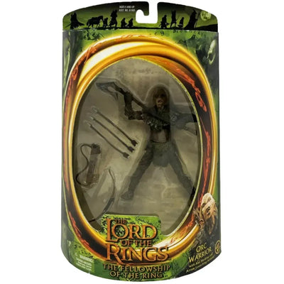 The Lord of the Rings: The Fellowship of the Ring - Axe Hacking & Arrow Launching Orc Warrior Action Figure - Toy Biz - (2001)