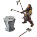 The Lord of the Rings: The Fellowship of the Ring - Battle Axe Swinging Gimli Action Figure - Toy Biz - (2001)