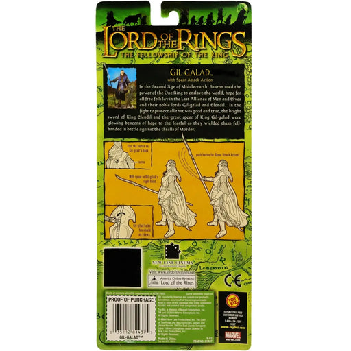 The Lord of the Rings [The Fellowship of the Ring] - Gil-galad with Spear-Attack Ability Action Figure (6.75") - Toy Biz - (2004)