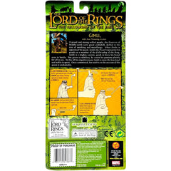 The Lord of the Rings: The Fellowship of the Ring - Gimli Action Figure with Axe-Throwing Ability Action (4.5") - Toy Biz - (2003)