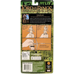 The Lord of the Rings: The Fellowship of the Ring - Legolas with Dagger-Slashing and Arrow-Launching Ability Action Figure - Toy Biz - (2003)