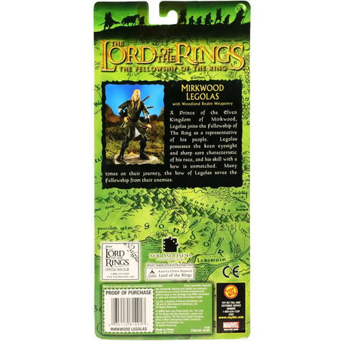 The Lord of the Rings [The Fellowship of the Ring] - Mirkwood Legolas with Woodland Realm Weaponry Action Figure (6.75
