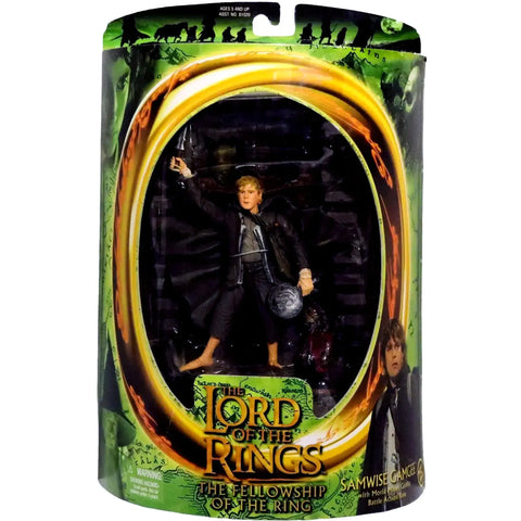The Lord of the Rings: The Fellowship of the Ring - Moria Mines Goblin Battle Samwise Gamgee Action Figure - Toy Biz - (2001) - Image 1