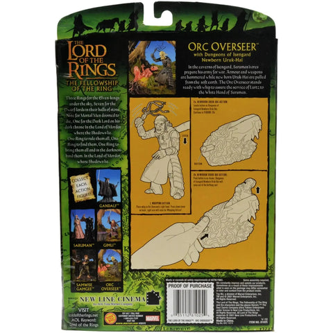 The Lord of the Rings: The Fellowship of the Ring - Orc Overseer with Newborn Uruk-Hai Action Figure (6