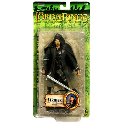 The Lord of the Rings: The Fellowship of the Ring - Ranger Outfit Strider (Aragorn) with Sword-Slashing Ability Action Figure (6.75