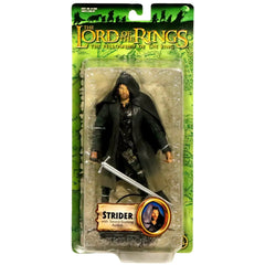 The Lord of the Rings: The Fellowship of the Ring - Ranger Outfit Strider (Aragorn) with Sword-Slashing Ability Action Figure (6.75") - Toy Biz - (2003)