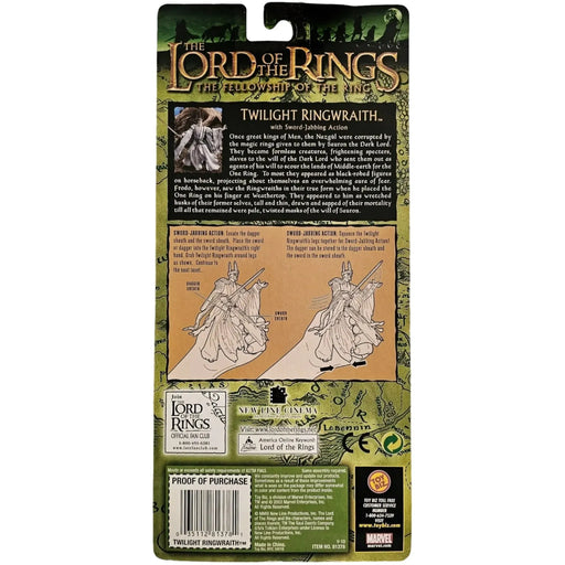 The Lord of the Rings: The Fellowship of the Ring - Sword-Jabbing Twilight Ringwraith Action Figure (6") - Toy Biz - (2003)