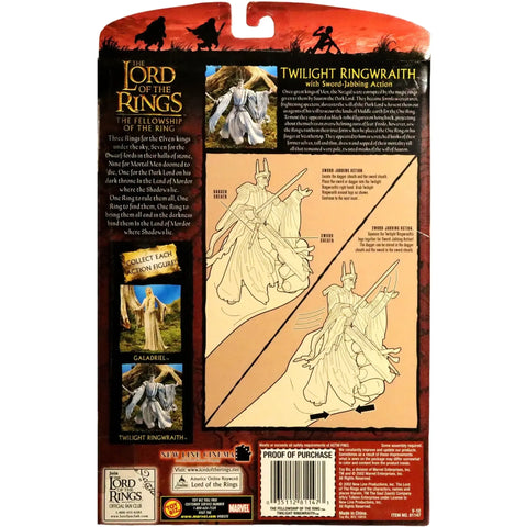 The Lord of the Rings [The Fellowship of the Ring] - Sword-Jabbing Twilight Ringwraith Action Figure (7.5