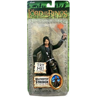 The Lord of the Rings: The Fellowship of the Ring - Weathertop Strider [Aragorn] with Light-Up Torch Action Figure - Toy Biz - (2005)
