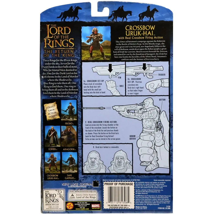 The Lord of the Rings [The Return of the King] - Crossbow Uruk-Hai Action Figure (7.75", Real Crossbow Firing Action) - Toy Biz - (2003)
