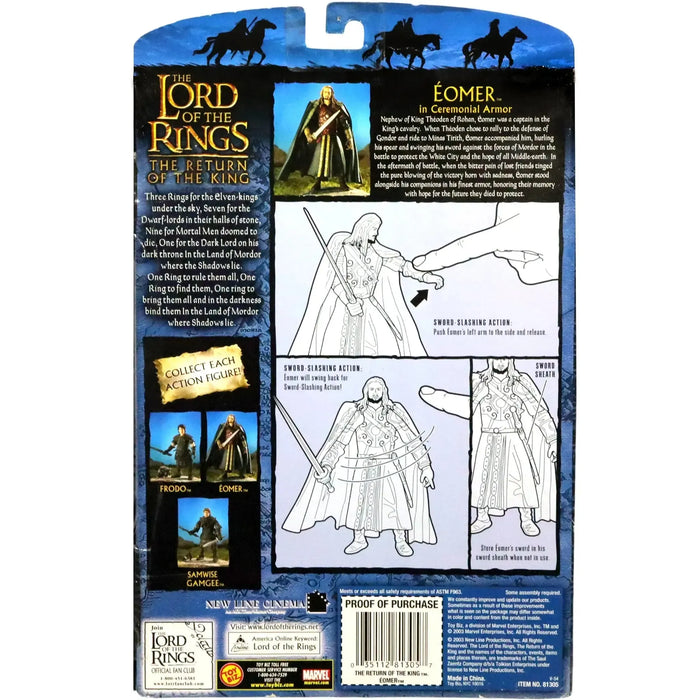 The Lord of the Rings: The Return of the King - Éomer in Ceremonial Armor Action Figure (6") - Toy Biz - (2003)