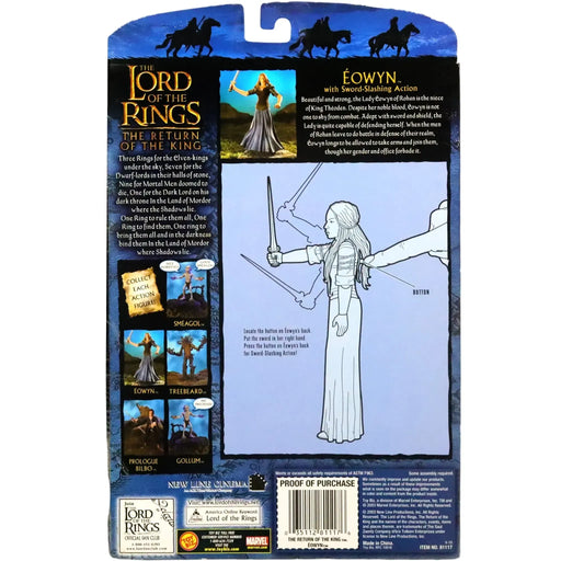 The Lord of the Rings: The Return of the King - Éowyn with Sword-Slashing Ability Action Figure (5.75") - Toy Biz - (2003)