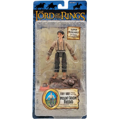 The Lord of the Rings: The Return of the King - Mount Doom Frodo with Electronic Sound Base Interactive Action Figure - Toy Biz - (2005)
