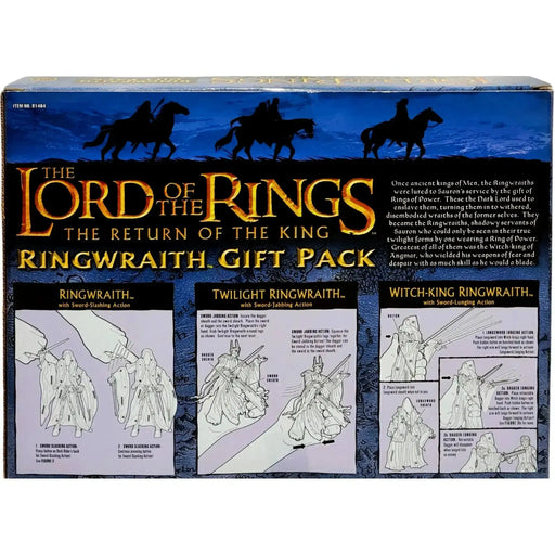 The Lord of the Rings: The Return of the King - Sauron's Evil Warriors 3-Pack Figure Gift Set (Ringwraith, Twilight Ringwraith & Morgul Lord Witch-king) - Toy Biz - (2004)