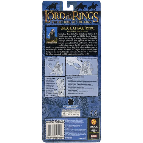 The Lord of the Rings: The Return of the King - Shelob Attack Frodo with Glowing Light of Earendil Action Figure - Toy Biz - (2004) - Image 2