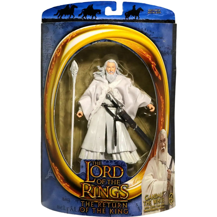 The Lord of the Rings [The Return of the King] - Sword-Slashing Gandalf the White with Cloth Cape Action Figure (6.5") - Toy Biz - (2003)