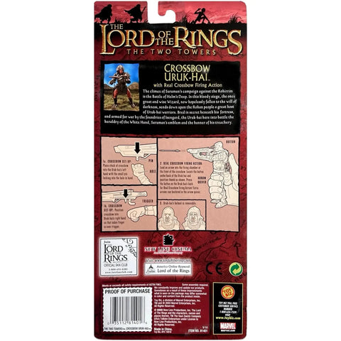 The Lord of the Rings: The Two Towers - Crossbow Uruk-Hai with Real Crossbow Firing Ability Action Figure - Toy Biz - (2003) - Image 2